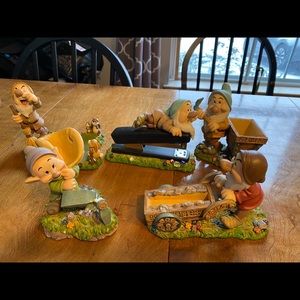 Walt Disney Snow White Seven Dwarfs 5 Pc Desk Set